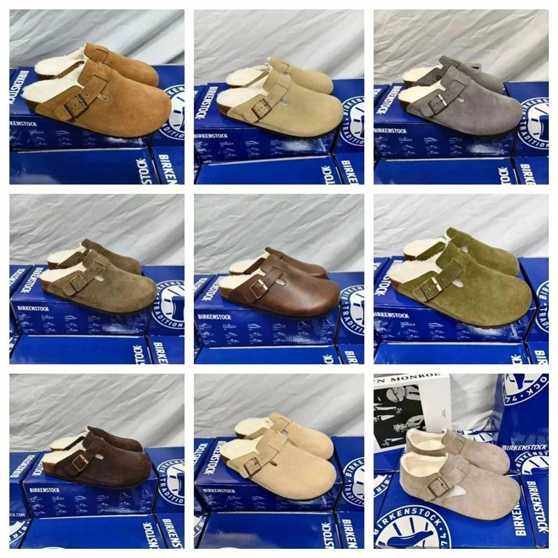 Suede Cork-Footbed Clog